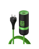 charger gallium nitride mushroom 2 travel charger fast charger cell phone laptop PD65W fast charger