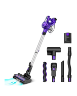INSE Cordless Vacuum Cleaner 25000Pa 250W Cordless Vacuum Cleaner Bagless 10 in 1 Handle Vacuum Cleaner Handheld Vacuum Cleaner, Up to 45 Minutes Running Time 1.2 L Extra Large Dust Box for Pet Hair Hard Floor Carpet