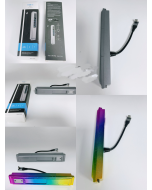 Model Y Docking Station QC Docking Station with LED Light -Slide Cover USB Center USB Hub for Teslas Model 3 Model Y