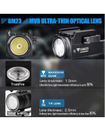 TrustFire GM23 Pistol Light 800 Lumens Bright Weapon Rail Mounted Flashlight USB Rechargeable Tactical Lights Pistol Led Flashlight, Quick Release Handgun Light G Lock Quick Release, Gift Giving