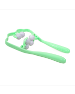 Handheld cervical spine, shoulder and neck massager