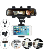 Car Rear View Mirror Phone Holder