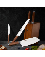 Huohou German molybdenum vanadium steel kitchen knife set 6 pieces