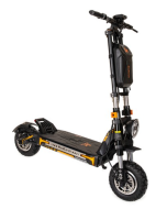 KuKirin G4 Max Off-road Electric Scooter, 2*1600W Brushless Motor, 12-inch Tires, 60V 35.2Ah Removable Battery, 95km Max Range, 86km/h Max Speed, Front & Rear Piston Oil Brake, IP54 Waterproof, 38-degree climb 8 Light system - Black