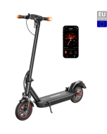 iScooter i10 Max Electric Scooter, 750W Motor, 48V 18Ah Battery, 10 inch Tire, 45km/h Max Speed, 80km Range, IP54 Waterproof, Front and Rear Suspension, App Control - Black