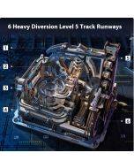 Track maze 3D wooden assembly model