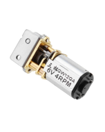 Machifit GW12GA-4 DC 6V 4rpm Worm Gear Motor Gear Box Electric Motor