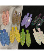 Candy Color Metal Sweet Cool Wave Duckbill Clip Side Broken Hair Bangs No Trace Hair Clips Hair Accessories Female Hair Cards