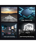 Car USB Hidden 360 Degree Rotation Car Driving Recorder