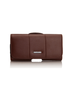 Nokku Magnetic Flip Phone Case Waist Pack Protective Case Business Waist Leather Case