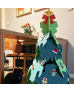 Felt Flowers Christmas Tree Money Tree Santa Claus Decoration Supplies Gift