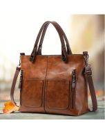 Ladies vintage leather shoulder bag