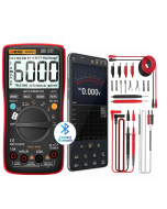 ANENG AN9002 Bluetooth Digital Multimeter 6000 Counts Professional MultimetroTrue RMS AC/DC Current Voltage Tester Auto-Range-General Model