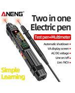 ANENG A3005D 2In1 Multimeter Test Pen with VA Color Display Auto Shutdown Non-Contact Line Wiring Detection NCV Induction Technology High Portability for Electricians and DIY Enthusiasts - A3005D