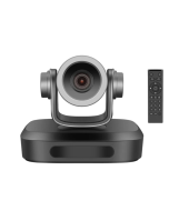GUCEE G07-4K10X Webcam, 4K HD 10x Optical Zoom Auto Focus Built-in Microphone - Black, EU Plug