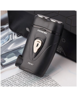 220v two-head rotary electric Shaver Built-in rechargeable PS187(Color: Black)