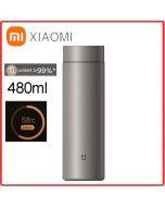 Xiaomi Mijia Thermos Cup Ti 2 480ml Pure Titanium 6-hour Keep Warm Medical Material No Harmful Heavy Metals Healthy Drink