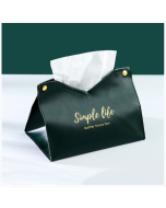 Household bedroom PU tissue bag Car drawing room paper storage box