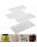 2 sets of 1 sell DIY cake mold texture fondant printing mold (Roll rattan 56030)