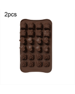 2 a silicone chocolate mold Jelly Christmas candy cake mold, style: gift box
