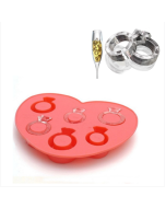 Silicone DIY creative ring ice mold ice box