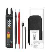 BSIDE U1 Digital Clamp Multimeter, Electric Tester Pen, Bright LED Flashlight, DC AC 100A Pliers, T-RMS Current