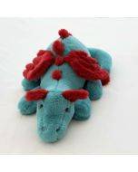 Kawaii Cute Big Fluffy Lying Winged Dragon Animal Plush Stuffed Toy