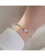 S925 Sterling Silver Sky Star Bean Women's Bracelet