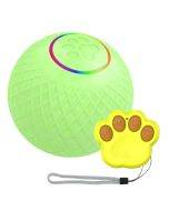 C2 Smart Pet Cat Toy Ball Luminous Yo-Yo Diameter 5.5cm Remote Control Version (Green)