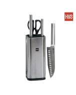 HUOHOU stainless steel knife set household kitchen knife holder