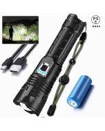 【2023最新】懐中電灯 led 強力 超高輝度 明るい ペンライト USB充電式 かいちゅうでんとう 小型 超強力 ハンディライト 5モード