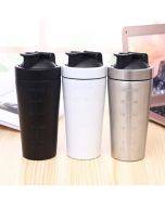 739ml(25oz) Healthy Sports Cup Stainless Steel Protein Powder Classic Shaker Bottle Replacement Milkshake Cup