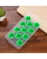 Apple shaped silicone ice cube creative ice box fruit ice cube mold color random A1219