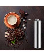 Portable Conical Burr Mill Manual Stainless Steel Hand Crank Coffee Bean Grinder, Capacity: 40g