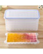 Small Square Ice Mold Trays Multi-layer Mold with Cover Ice Storage Box, 5 Layers