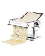 QZ150 Household Kitchen Integrated Stainless Steel Manual Pressing Machine Pasta Machine (Silver)