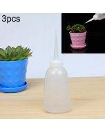 3 large straight mouth bottles for sale, drip bottles, succulent plants, watering pots, washing plastic bottles, alcohol bottles with a capacity of 250 milliliters