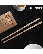 10 Pairs Natural Yellow Sandal Wood Non-slip Chopsticks