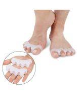 1 pair of male and female universal soft and lightweight toe eversion corrector, five toe separation toe care device, clamp foot finger guard