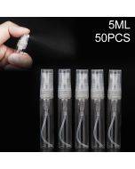 50 pieces for sale Perfume bottles, spray bottles, perfume refill bottles, empty bottles Capacity: 5 ml (transparent