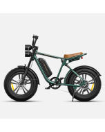 ENGWE M20 13Ah*2 Dual Battery 750W 20*4.0 Fat Tire Electric Bike 60-75km Mileage Range E Bike for Mountain Snowfield Road - White