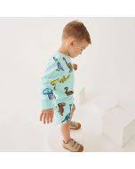 Little maven autumn boy's sweater suit boy European and American long-sleeved children's suit cotton shorts suit