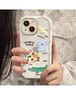 Painted English animal iPhone case drop-proof full package