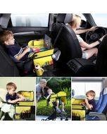 Car children's dinner plate coaxing baby god car seat tray multifunctional folding storage small table plate