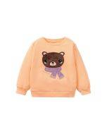 Little maven girls long-sleeved sweater children's cartoon pullover sweater European and American autumn cute cotton top