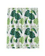 Waterproof shower curtain mildew resistant thickened peva green leaf bathroom bathroom shower partition curtains