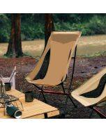 Outdoor ultra-light aluminum folding chair portable backrest beach leisure moon chair fishing barbecue large chair