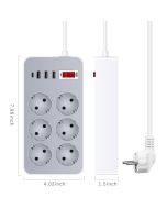 European Standard USB Plug Germany Plug Board German Drag Board European Socket CE