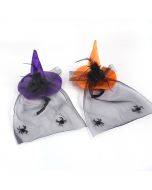 Manufacturers selling funny pet funny cat Halloween hat bat spider skull pattern dog funny headwear