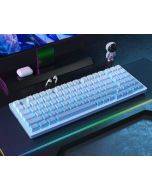 94-key hot-swappable PBT impregnated gradient keycaps Ice blue light Wired computer gaming custom shafts mechanical keyboards
